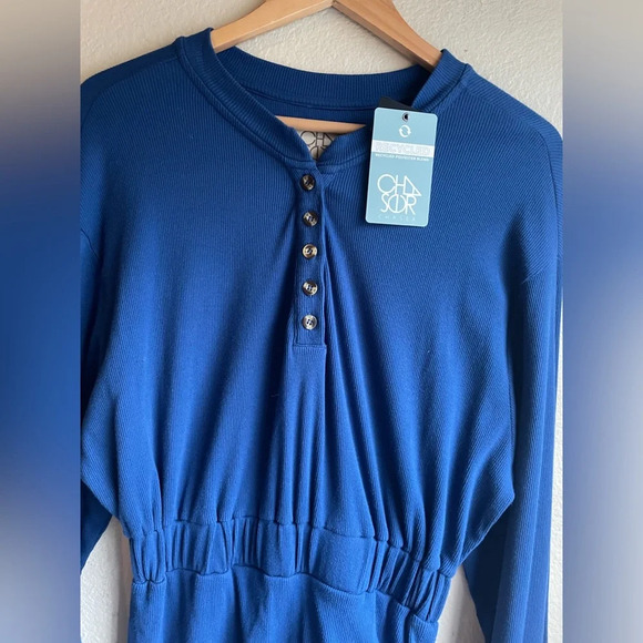 Chaser Blue Midi Dress NWT - Picture 11 of 12